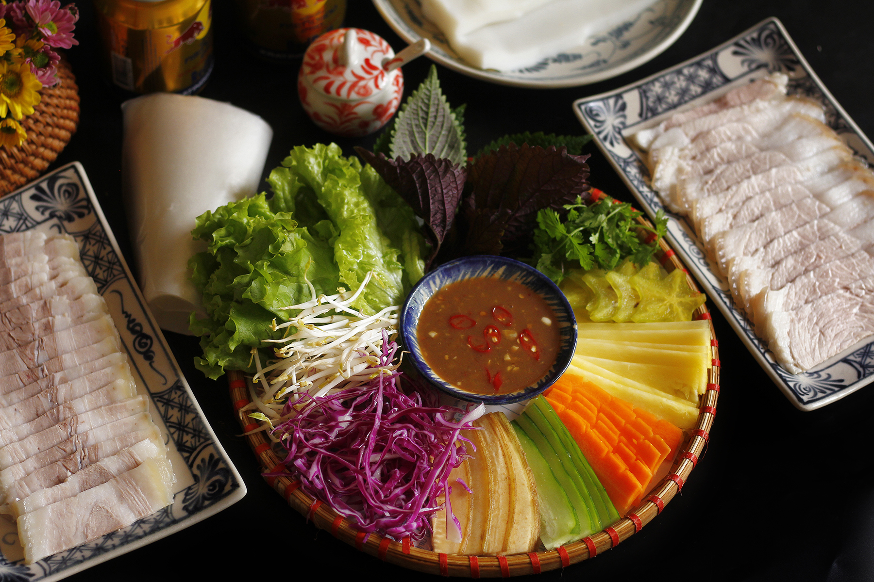 Bánh Tráng Cuốn Thịt Heo