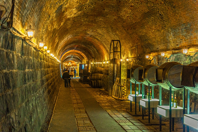 Đường hầm rượu vang